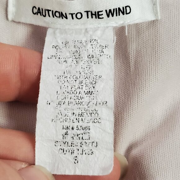 Caution To The Wind Womens Babydoll Midi Milkmaid Dress‎ Size S Coquette Fairy - Picture 4 of 11